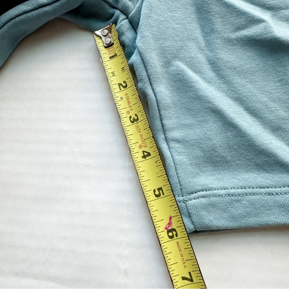 Organic Cotton New Sweat Shorts in Light Dusty Blue NWT - Picture 11 of 11